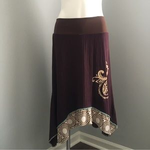 One-of-a-kind handmade skirt made from shirt